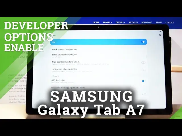 Video thumbnail for How to Unlock Developer Options on SAMSUNG Galaxy TAB A7 2020 - Developer Features