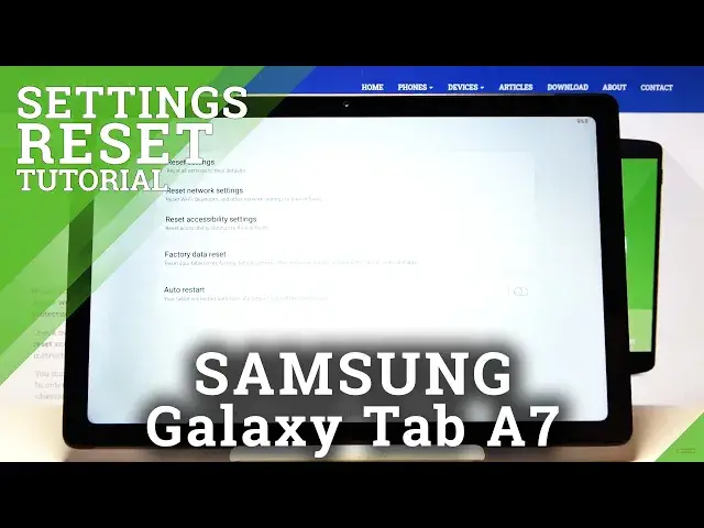 'Video thumbnail for How to Restore Default Settings in Samsung Galaxy Tab A7 - Reset Settings to Original Setup'