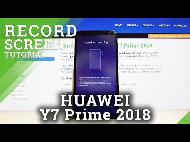 Video thumbnail for How to Record Screen in HUAWEI Y7 Prime 2018 – Save Screen Actions