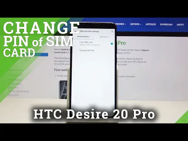 'Video thumbnail for How to Change SIM PIN in HTC Desire 20 Pro – Set New Passwd for SIM Card'