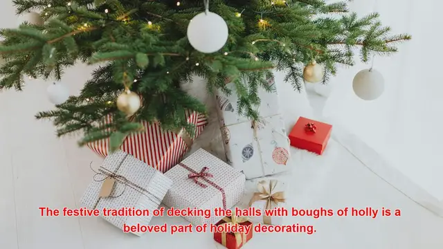 Video thumbnail for What Are The Origins Of The Tradition Of Decking The Halls With Holly?