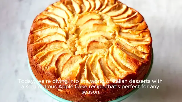 Video thumbnail for Italian Apple Cake