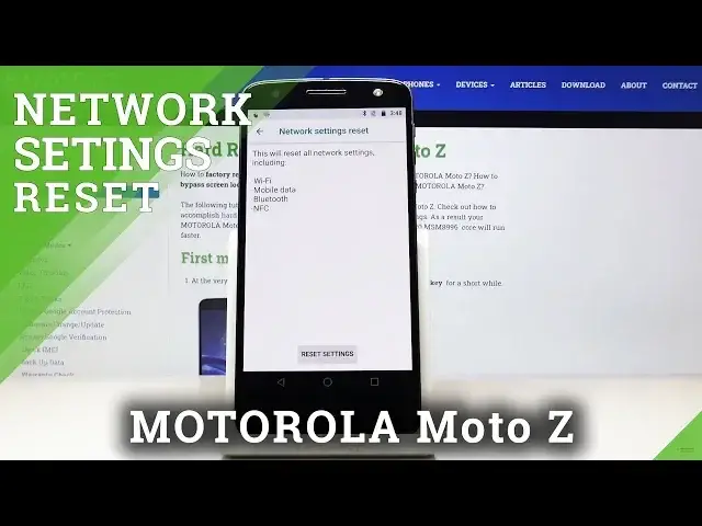 'Video thumbnail for How to Reset Network Settings in MOTOROLA Moto Z – Reset Connection Settings'