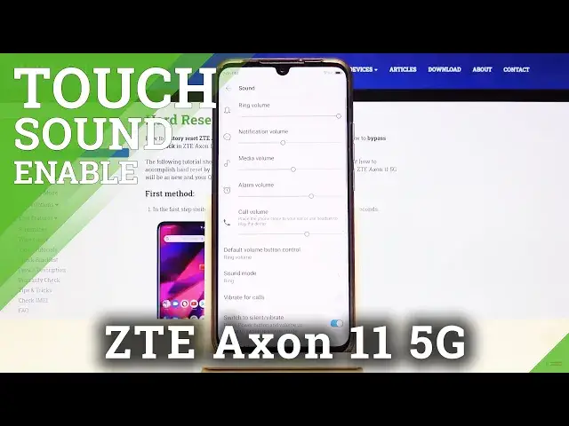 'Video thumbnail for How to Change Touch Sounds in ZTE Axon 11 5G – Touch Sounds'