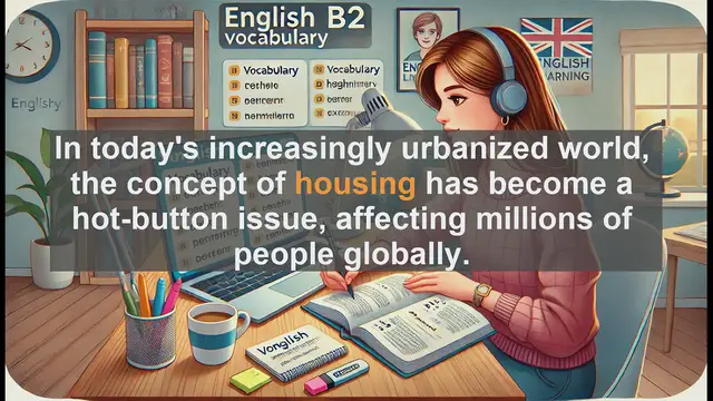 Video thumbnail for 1500 Must Know CEFR B2 Vocabulary - Housing: Key Vocabulary for English Proficiency Tests