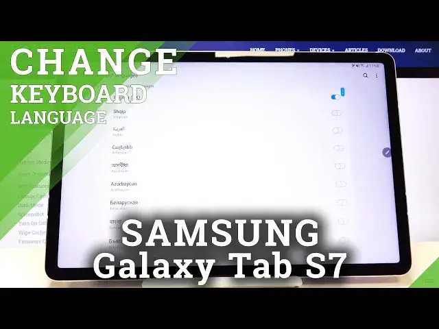 Video thumbnail for How to Switch Keyboard Language on SAMSUNG Galaxy Tab S7 – Keyboard Settings