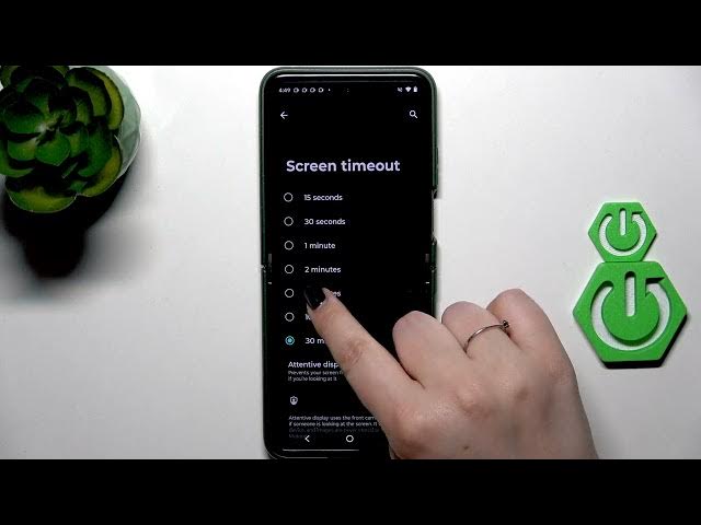Video thumbnail for MOTOROLA Razr 70 Plus – How to Change Screen Timeout