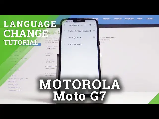 'Video thumbnail for How to Change Language in MOTOROLA Moto G7 – Language Settings'