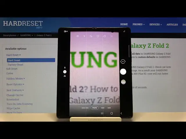 Video thumbnail for How to Scan QR Codes on SAMSUNG Galaxy Z Fold 2 - Camera Settings