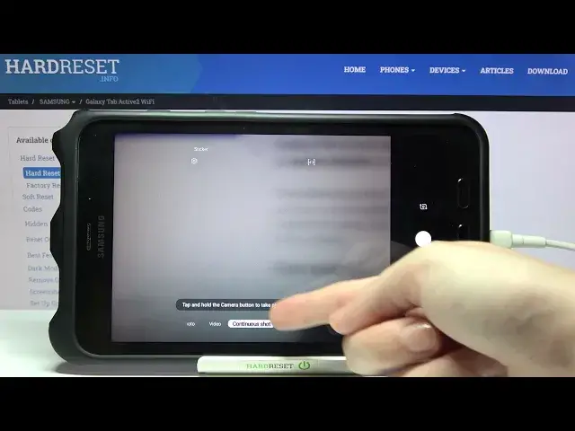 Video thumbnail for How to Take Continuous Shot on SAMSUNG Galaxy Tab Active2 - Burst Shot Feature