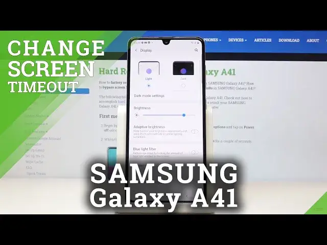 'Video thumbnail for How to Change Screen Timeout in SAMSUNG Galaxy A41 – Display Settings'