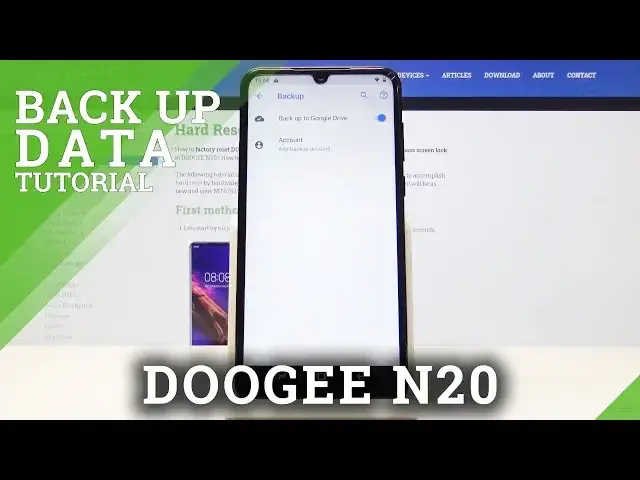 Video thumbnail for How to Add Google Account to Backup in DOOGEE N20 - Google Cloud Backup