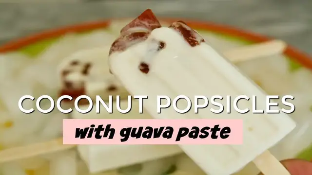 Video thumbnail for Coconut Popsicles Recipe | How To Make Coconut Popsicles With Guava | SyS
