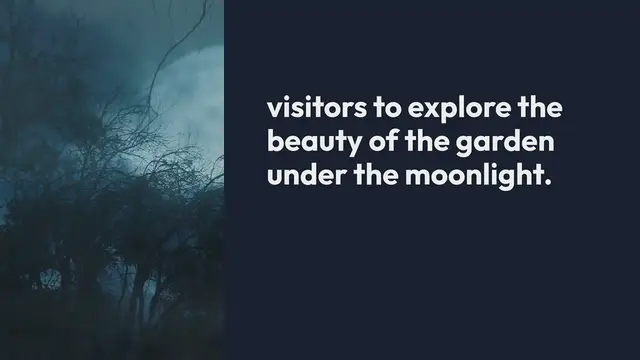 Video thumbnail for Night Tours At Botanical Gardens