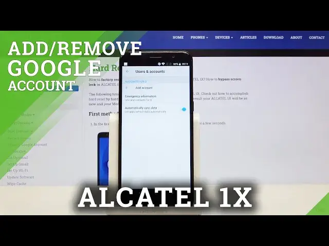 'Video thumbnail for How to Add Google Account on ALCATEL 1X - Remove Google Account'