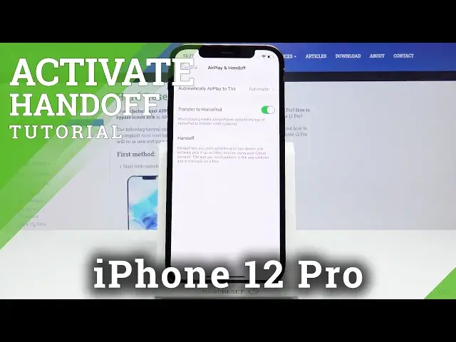 Video thumbnail for How to Activate Handoff on iPhone 12 Pro – Continue Task on Another Device