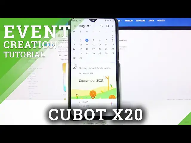 Video thumbnail for CUBOT X20 - How to Add Reminder & Event to Calendar App