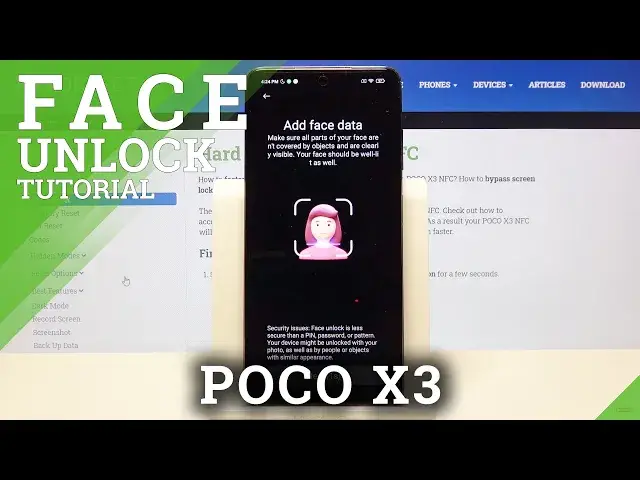'Video thumbnail for How to Set Up Face Unlock on POCO X3 – Use Face Recognition'