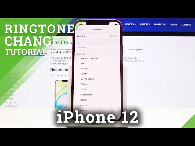 'Video thumbnail for How to Change Ringtone in iPhone 12 – List of Ringtones'