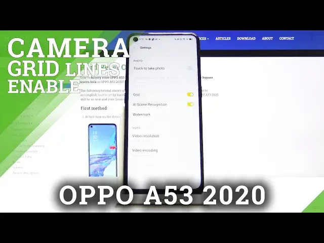 Video thumbnail for How to Manage Camera Grid Lines in OPPO A53 2020 – Find Grid Lines Option