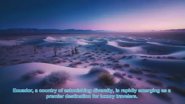 Video thumbnail for Luxury Experiences in Ecuador: Exploring the Country's Top Destinations