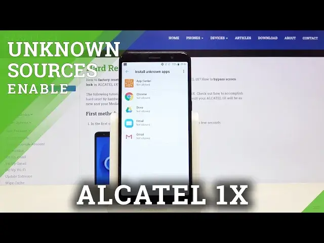 Video thumbnail for How to Enable Unknown Sources on ALCATEL 1X - Apps Installation