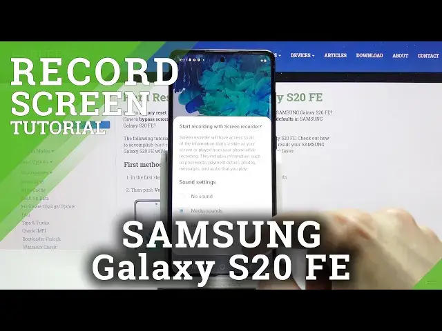 'Video thumbnail for How to Record Screen in SAMSUNG Galaxy S20 FE – Catch Display Actions'