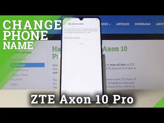 'Video thumbnail for How to Change Device Name in ZTE Axon 10 Pro – Rename Your Device'