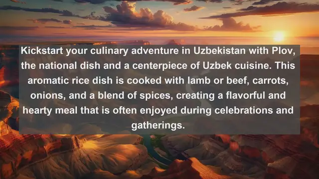 Video thumbnail for Culinary Delights of Uzbekistan: Top 10 Must-Try Foods in Central Asia!