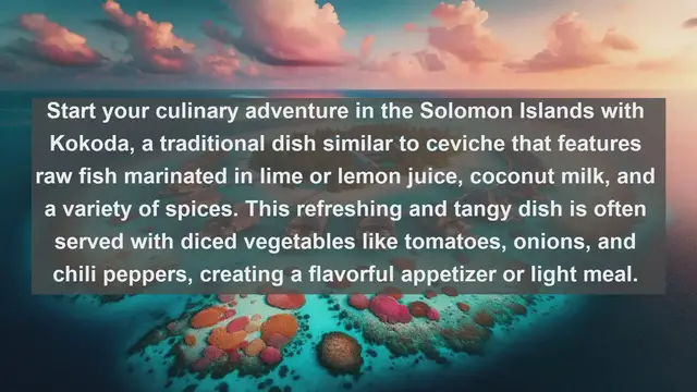Video thumbnail for Discover the Flavors of the Solomon Islands: Top 10 Must-Try Solomon Islands Dishes