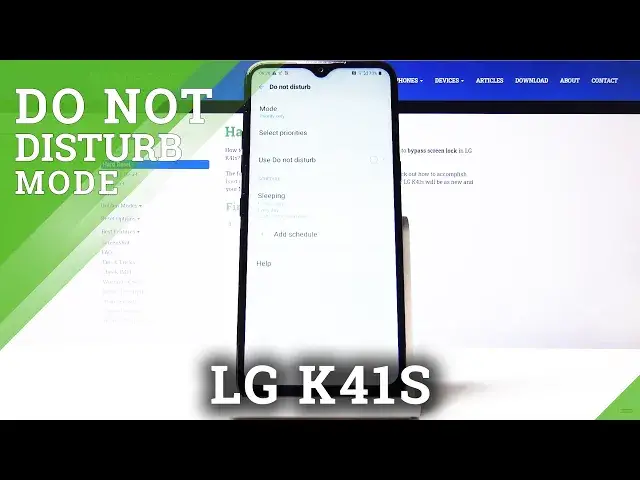 'Video thumbnail for How to Enter Do Not Disturb Mode in LG K41s – Enable DND Mode'