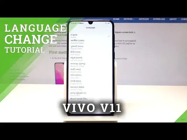 Video thumbnail for How to Change Language in VIVO V11 - List of Language