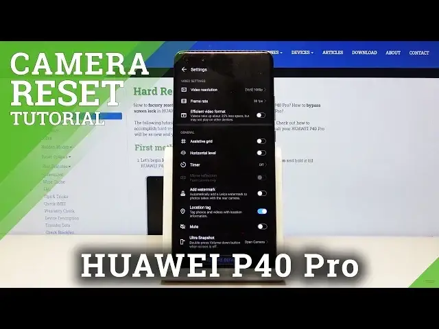 'Video thumbnail for Reset Camera in Huawei P40 Pro – Restore Camera Configuration'