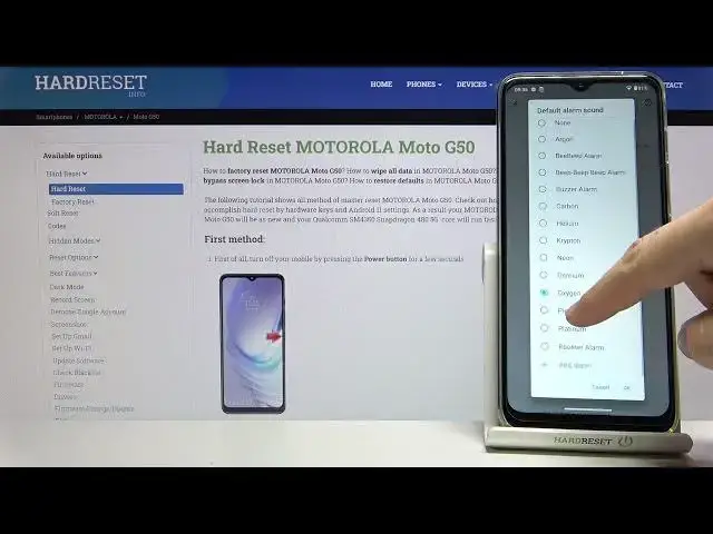 Video thumbnail for Alarm Tones on MOTOROLA MOTO G50 – Ringtone List