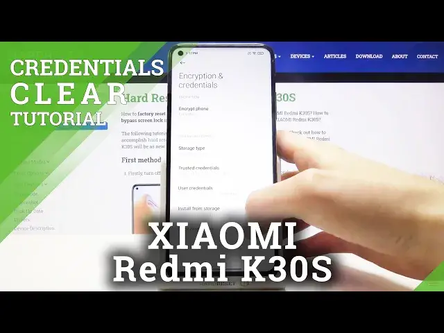 'Video thumbnail for How to Clear Credentials in XIAOMI Redmi K30S – Remove All Certificates'