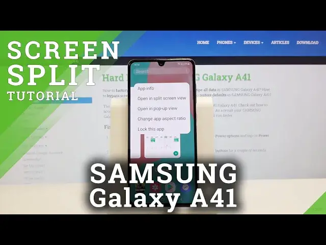 'Video thumbnail for How to Set Split Screen in SAMSUNG Galaxy A41 – Use Double Screen'