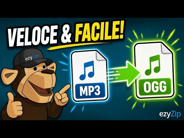 Video thumbnail for 🎵 Come Convertire MP3 in OGG Online Gratuitamente | Senza Installazione di Software