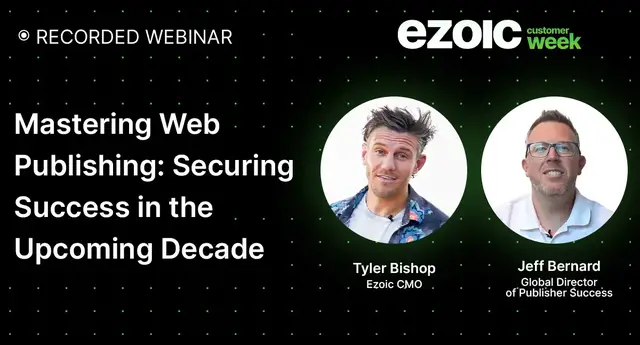 Video thumbnail for Mastering Web Publishing: Securing Success in the Upcoming Decade | Customer Week 2023 Webinar