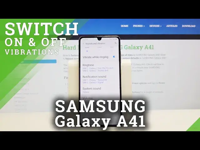 'Video thumbnail for How to Enter Vibration Settings in SAMSUNG Galaxy A41 – Customize Vibration'