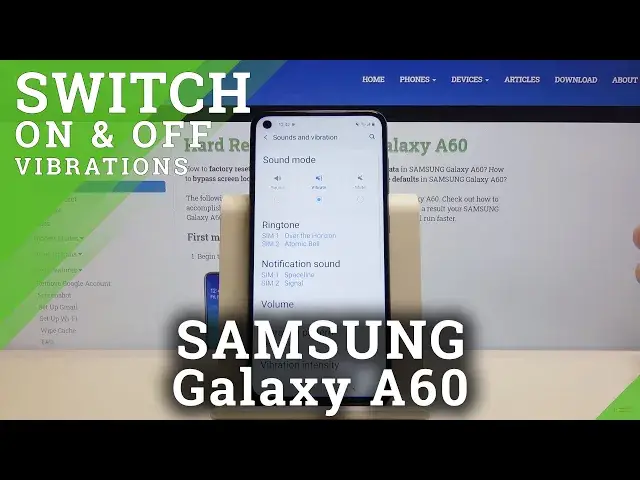 'Video thumbnail for How to Enter Vibration Settings in SAMSUNG Galaxy A60 – Vibration Options'
