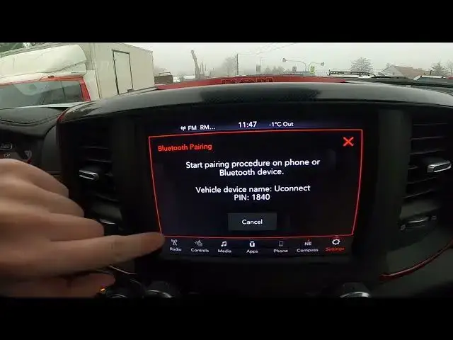 'Video thumbnail for How to Pair Smartphone with System via Bluetooth in Dodge RAM REBEL 1500 II ( 2019 - now )'