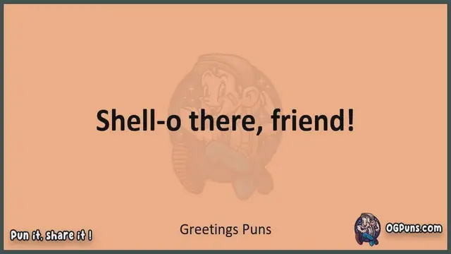 Video thumbnail for Greetings - Jokes, Puns, Wordplays, and Laughter