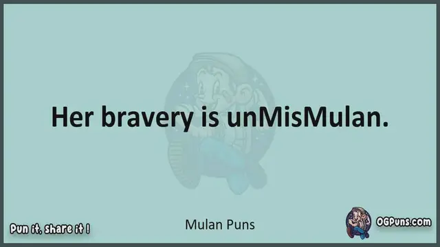 Video thumbnail for Mulan - Jokes, Puns, Wordplays, and Laughter