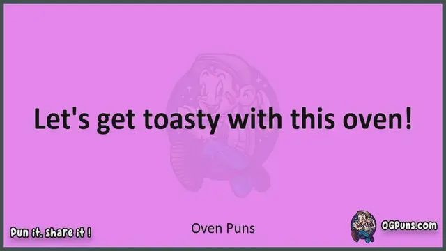 Video thumbnail for Oven - Jokes, Puns, Wordplays, and Laughter