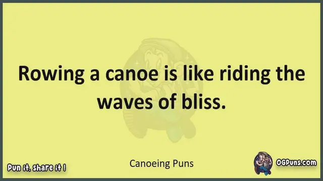 Video thumbnail for Canoeing - Jokes, Puns, Wordplays, and Laughter