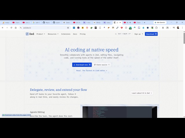 Video thumbnail for This Zed AI Coding IDE & Agent is INSANE to Build & Deploy Full Stack Apps From Prompt For FREE
