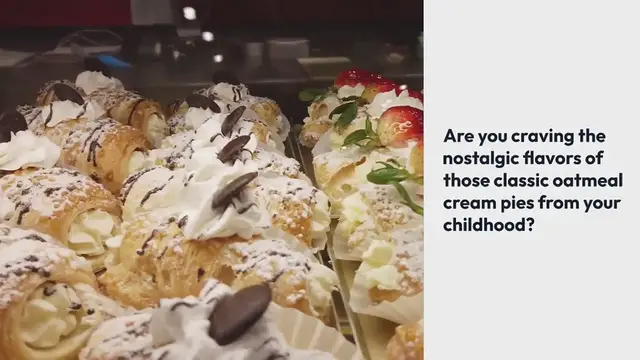 Video thumbnail for Homemade Oatmeal Cream Pies