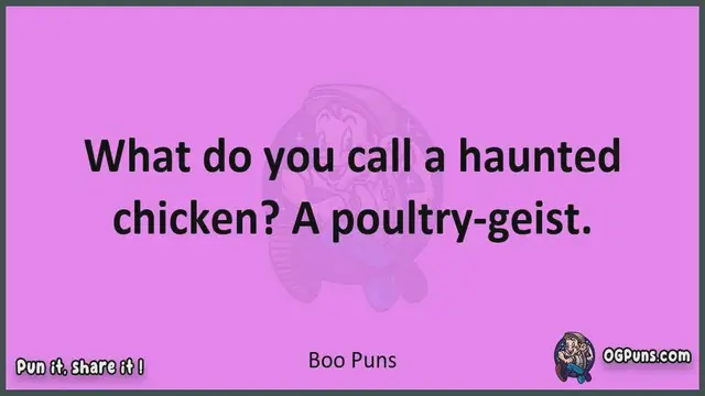 Video thumbnail for Boo - Jokes, Puns, Wordplays, and Laughter