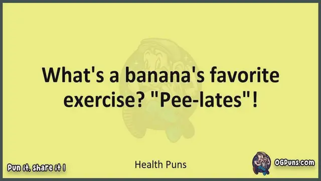 Video thumbnail for Health - Jokes, Puns, Wordplays, and Laughter