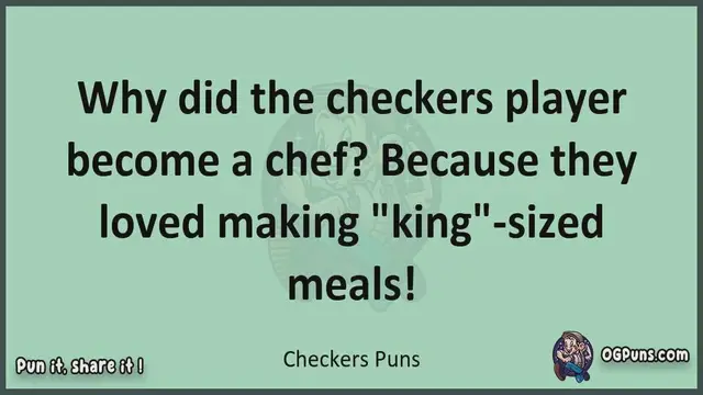 Video thumbnail for Checkers - Jokes, Puns, Wordplays, and Laughter
